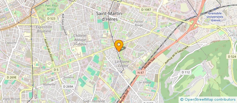 localisation de l'entreprise MADAME JOHANNA FERREIRA  VARCES-ALLIERES-ET-RISSET