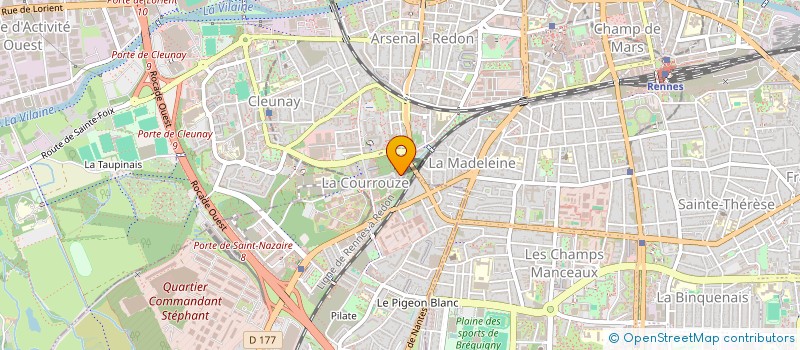 localisation de l'entreprise MADAME JOHANNA FOUREST  RENNES