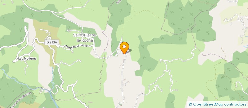 localisation de l'entreprise MADAME JOHANNA FRANCOIS  SAINT-MARTIN-SUR-LAVEZON