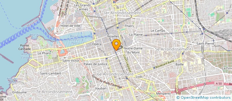 localisation de l'entreprise MADAME JOHANNA FRANCOMME à MARSEILLE