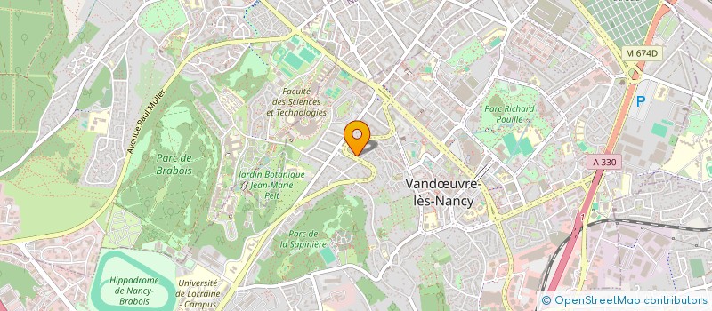 localisation de l'entreprise MADAME JOHANNA GADAUT à VANDŒUVRE-LES-NANCY