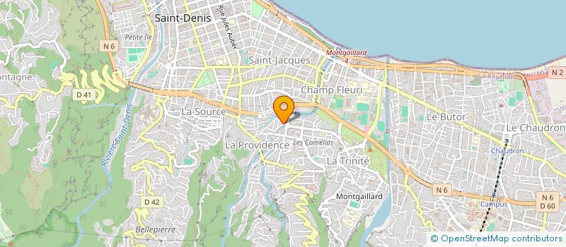 localisation de l'entreprise MADAME JOHANNA GASTRIN  SAINT-DENIS