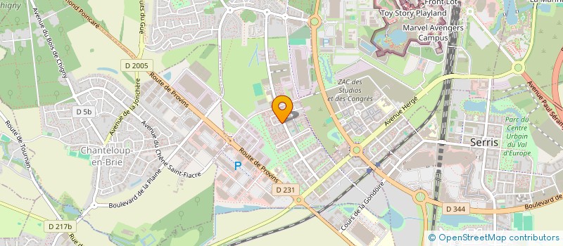 localisation de l'entreprise MADAME JOHANNA GENDREY  MONTEVRAIN