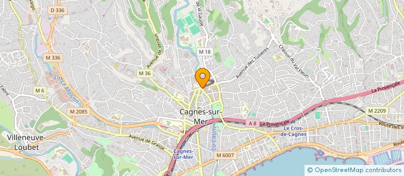 localisation de l'entreprise MADAME JOHANNA GOURDOL à CAGNES-SUR-MER