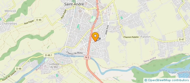 localisation de l'entreprise MADAME JOHANNA GOURVILLE à SAINT-ANDRE