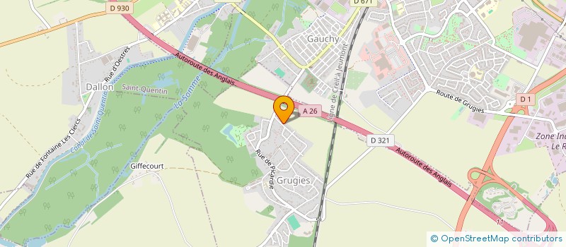 localisation de l'entreprise MADAME JOHANNA GRARE  GRUGIES