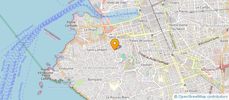 localisation de l'entreprise MADAME JOHANNA GUEDJ à MARSEILLE
