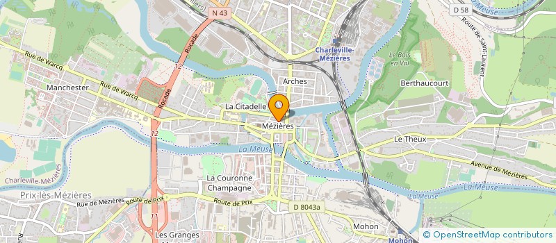 localisation de l'entreprise MADAME JOHANNA GUILLAUME  CHARLEVILLE-MEZIERES