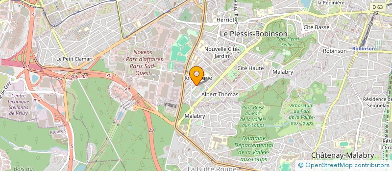 localisation de l'entreprise MADAME JOHANNA GUILLON à LE PLESSIS-ROBINSON