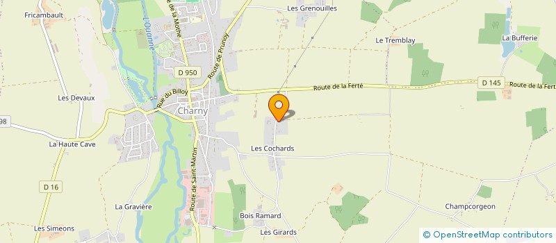 localisation de l'entreprise MADAME JOHANNA GUILLOT à CHARNY OREE DE PUISAYE