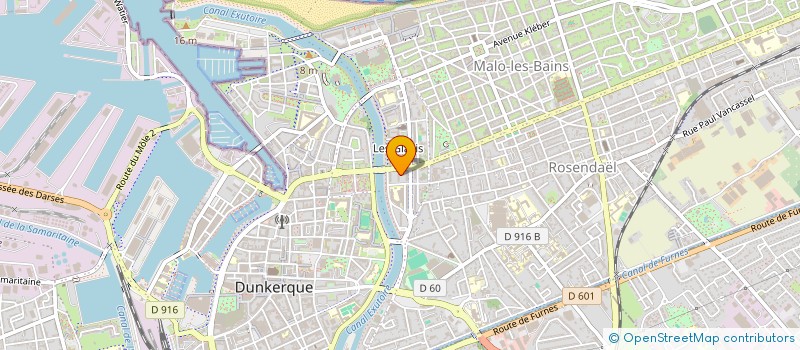 localisation de l'entreprise MADAME JOHANNA HENDERYCKX à DUNKERQUE