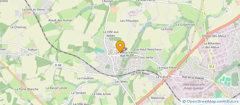 localisation de l'entreprise MADAME JOHANNA HENGOAT HAMONIC  QUEVERT