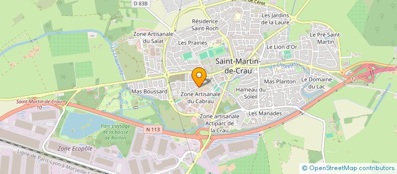 localisation de l'entreprise MADAME JOHANNA IMBERT à SAINT-MARTIN-DE-CRAU