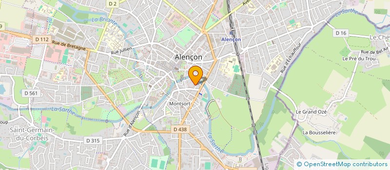 localisation de l'entreprise MADAME JOHANNA JAMET à ALENCON