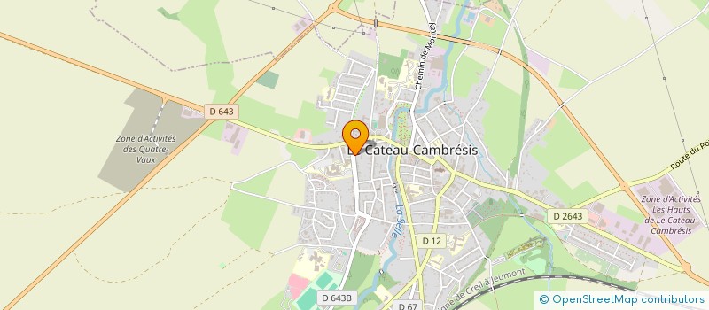 localisation de l'entreprise MADAME JOHANNA KOPANKO à LE CATEAU-CAMBRESIS
