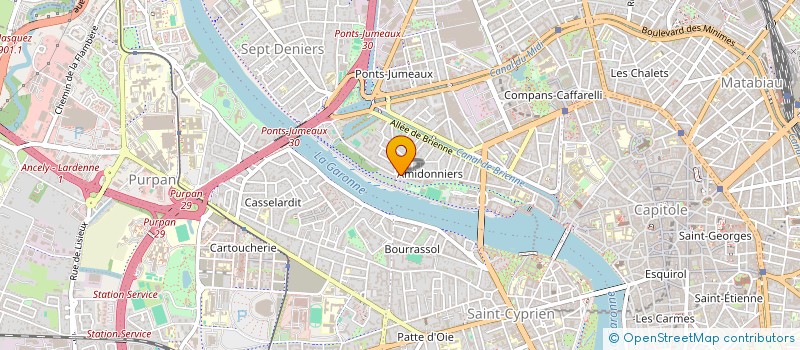 localisation de l'entreprise MADAME JOHANNA LACOSTE-TUZAN  TOULOUSE