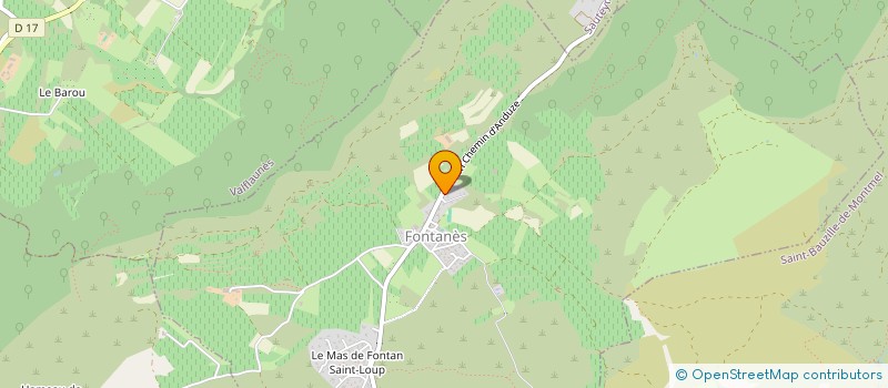 localisation de l'entreprise MADAME JOHANNA LACOUR  FONTANES