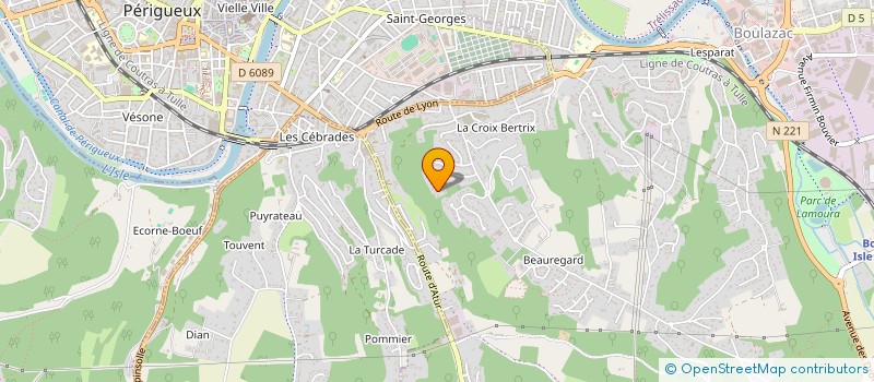 localisation de l'entreprise MADAME JOHANNA LAGRANGE  BOULAZAC ISLE MANOIRE