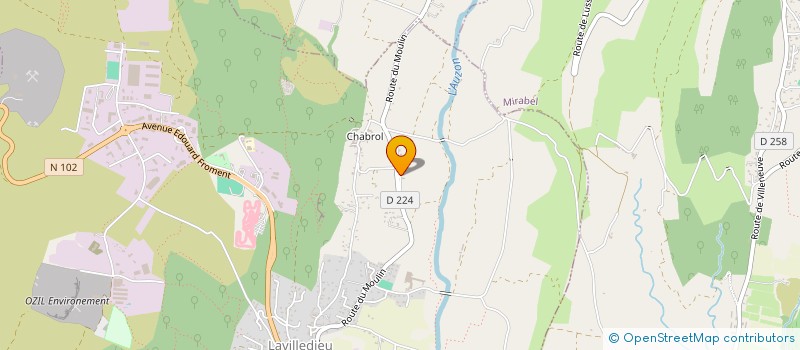 localisation de l'entreprise MADAME JOHANNA LANDART  LAVILLEDIEU