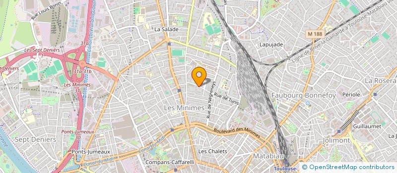 localisation de l'entreprise MADAME JOHANNA LANTENET  TOULOUSE