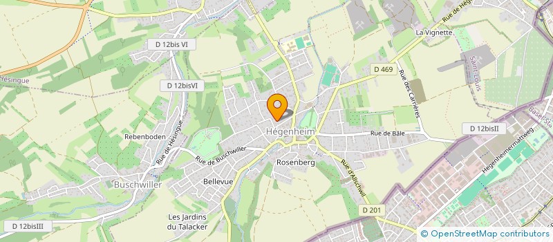 localisation de l'entreprise MADAME JOHANNA LARA  HEGENHEIM