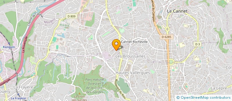 localisation de l'entreprise MADAME JOHANNA LARROUR à LE CANNET
