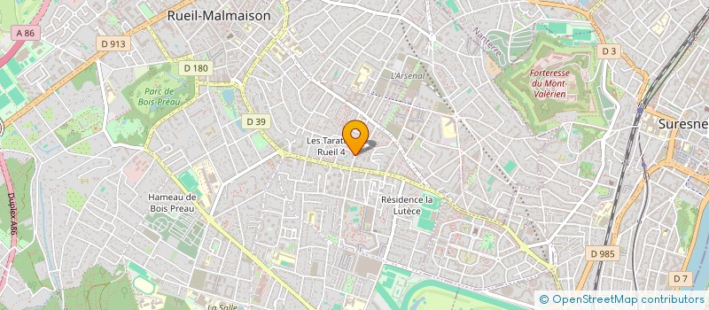 localisation de l'entreprise MADAME JOHANNA LATOUR à RUEIL-MALMAISON