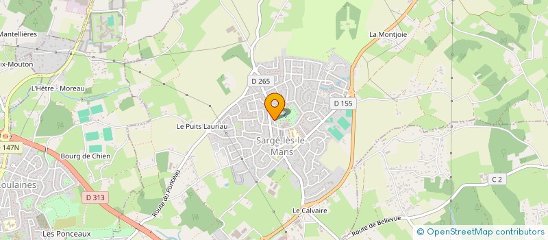 localisation de l'entreprise MADAME JOHANNA LAUNAY  SARGE-LES-LE-MANS