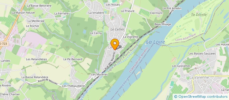 localisation de l'entreprise MADAME JOHANNA LAVAUX à LE CELLIER