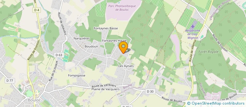 localisation de l'entreprise MADAME JOHANNA LAVILLE  BOULOC