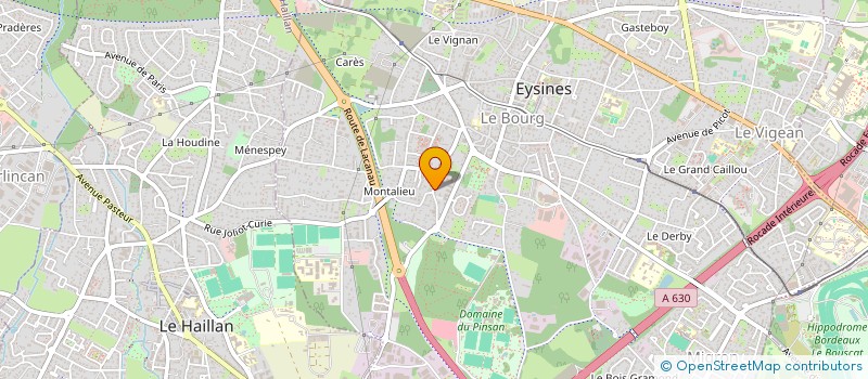 localisation de l'entreprise MADAME JOHANNA LE MENES  EYSINES