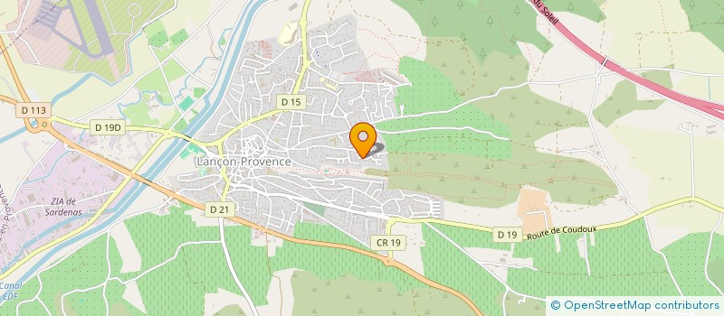 localisation de l'entreprise MADAME JOHANNA LEFEVRE  LANCON-PROVENCE