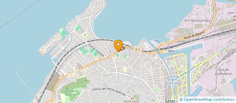 localisation de l'entreprise MADAME JOHANNA LELONG  SETE