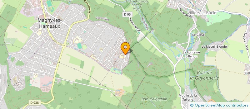 localisation de l'entreprise MADAME JOHANNA LEMAITRE  MAGNY-LES-HAMEAUX