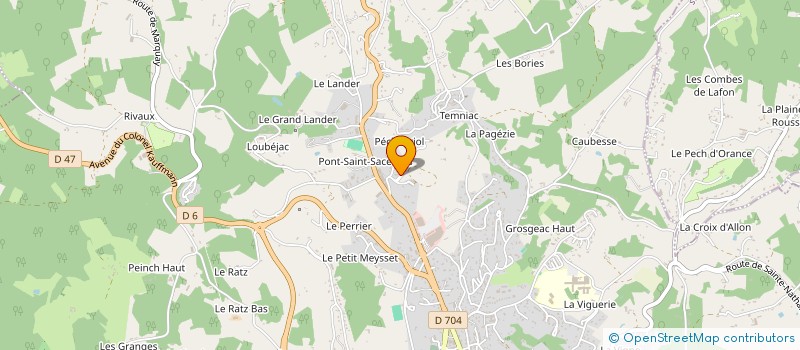 localisation de l'entreprise MADAME JOHANNA LEUS  SARLAT-LA-CANEDA