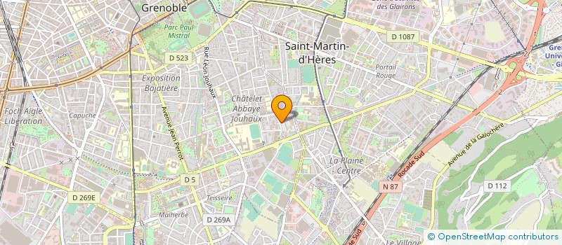 localisation de l'entreprise MADAME JOHANNA LIGONNET  GRENOBLE