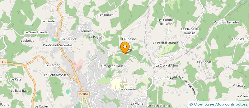 localisation de l'entreprise MADAME JOHANNA LOUBRIAT à SARLAT-LA-CANEDA