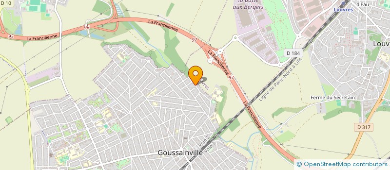 localisation de l'entreprise MADAME JOHANNA LOUIZAN  GOUSSAINVILLE