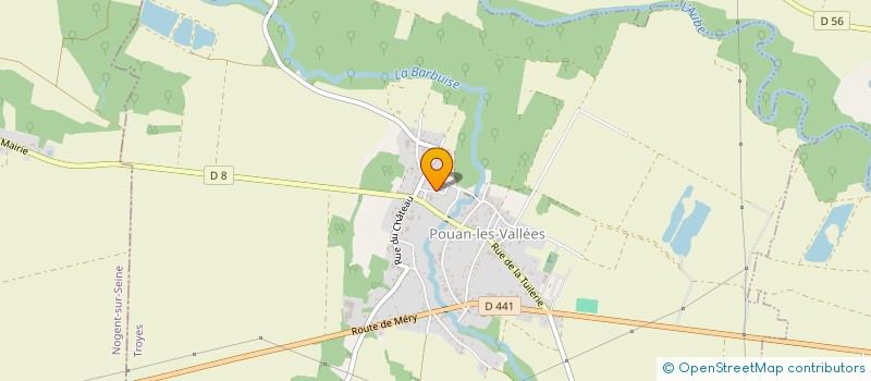 localisation de l'entreprise MADAME JOHANNA LUCQUIN  POUAN-LES-VALLEES