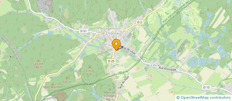 localisation de l'entreprise MADAME JOHANNA MAEDER  ROUGEMONT-LE-CHATEAU