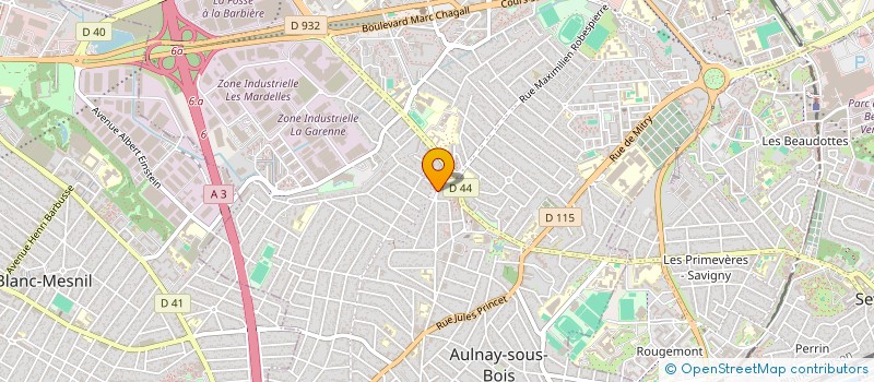 localisation de l'entreprise MADAME JOHANNA MAHON à AULNAY-SOUS-BOIS