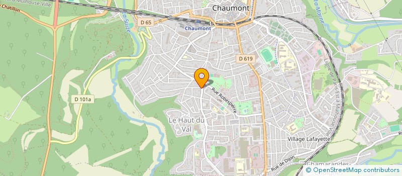 localisation de l'entreprise MADAME JOHANNA MAIRE à CHAUMONT