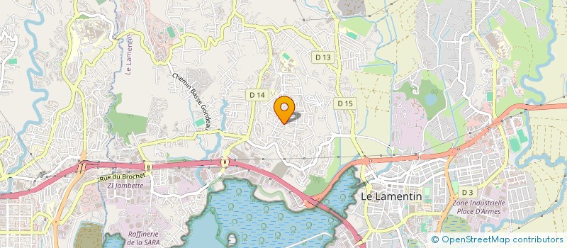 localisation de l'entreprise MADAME JOHANNA MARCY  LE LAMENTIN