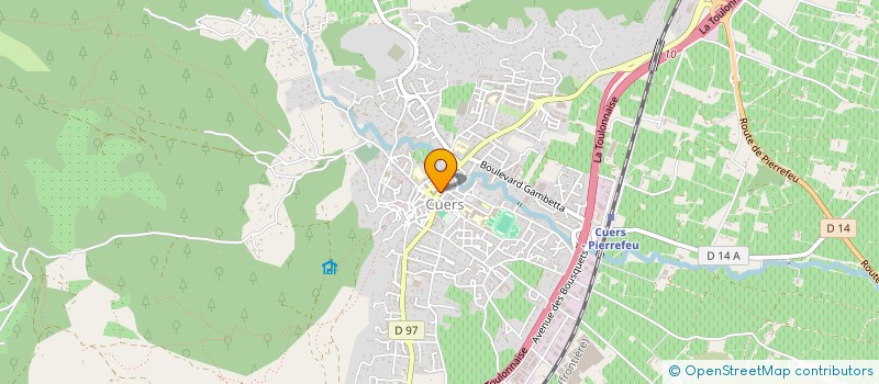 localisation de l'entreprise MADAME JOHANNA MARMONT  CUERS