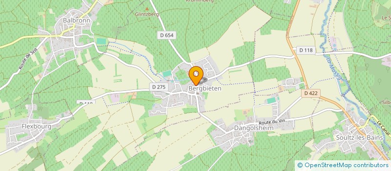 localisation de l'entreprise MADAME JOHANNA MARTINEZ  BERGBIETEN