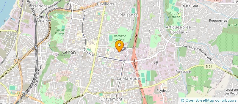 localisation de l'entreprise MADAME JOHANNA MAYER à CENON