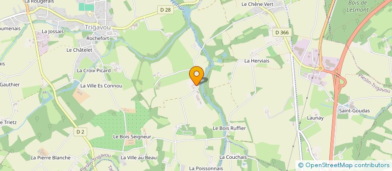 localisation de l'entreprise MADAME JOHANNA METGY  PLESLIN-TRIGAVOU