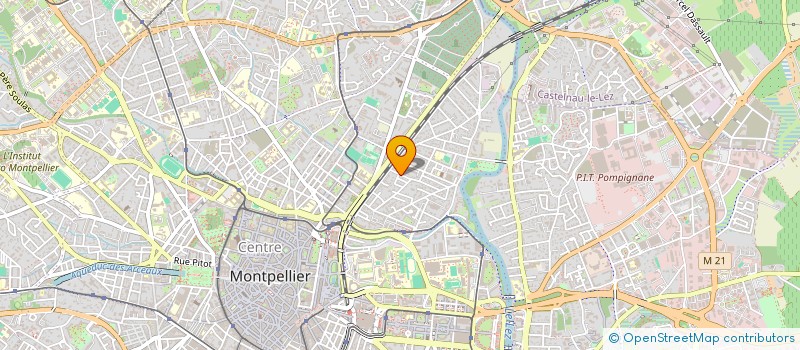 localisation de l'entreprise MADAME JOHANNA MOULINIE à MONTPELLIER