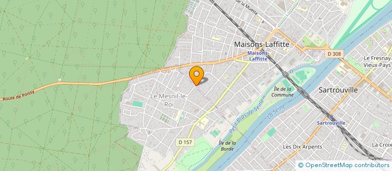 localisation de l'entreprise MADAME JOHANNA MOURIAU  MAISONS-LAFFITTE