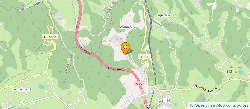 localisation de l'entreprise MADAME JOHANNA MOURIER  NOAILLES